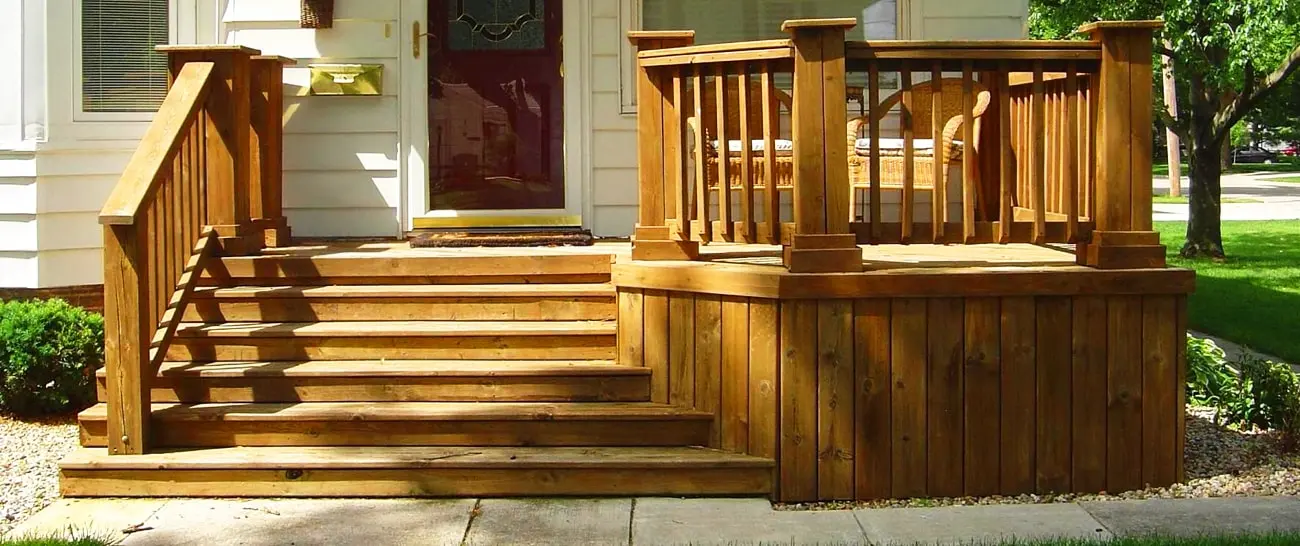 Чем обработать деревянное крыльцо